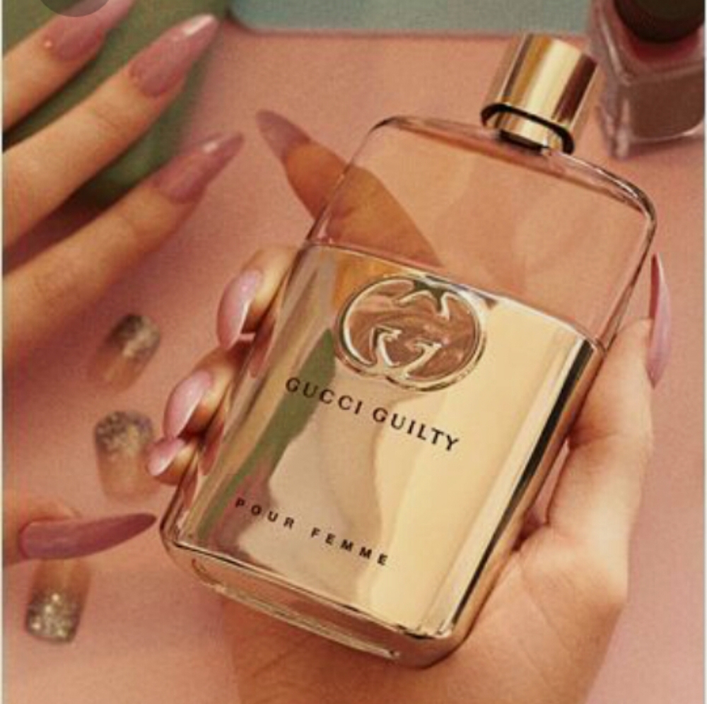 Empty bottle of guilty gucci